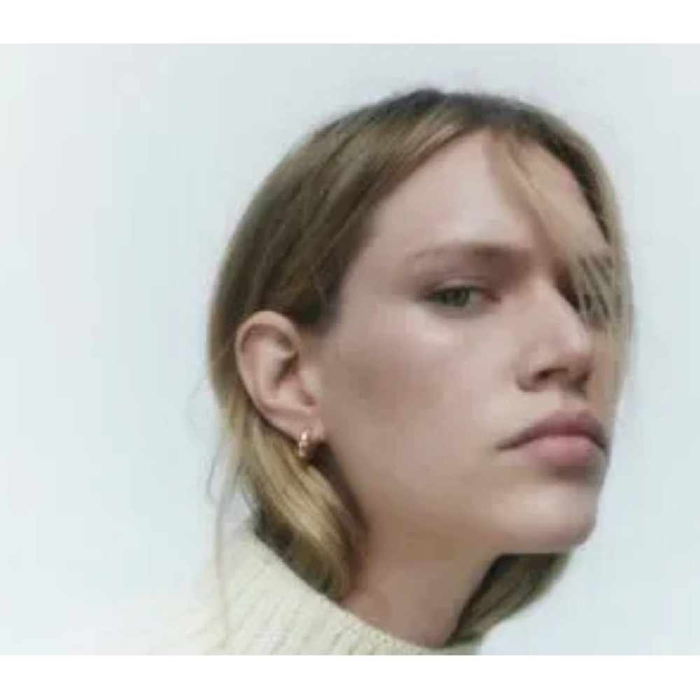 NWT Zara Two Pack Hoop Earrings